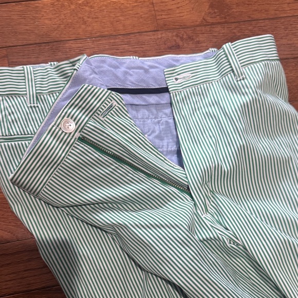 Polo by Ralph Lauren Mint Striped Chinos - Picture 2 of 5